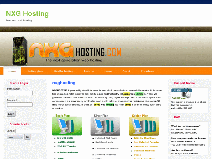 www.nxghosting.com