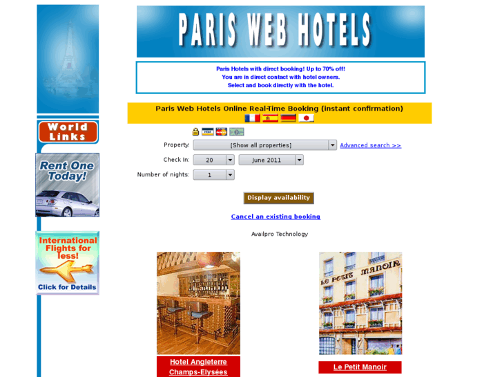 www.pariswebhotels.com