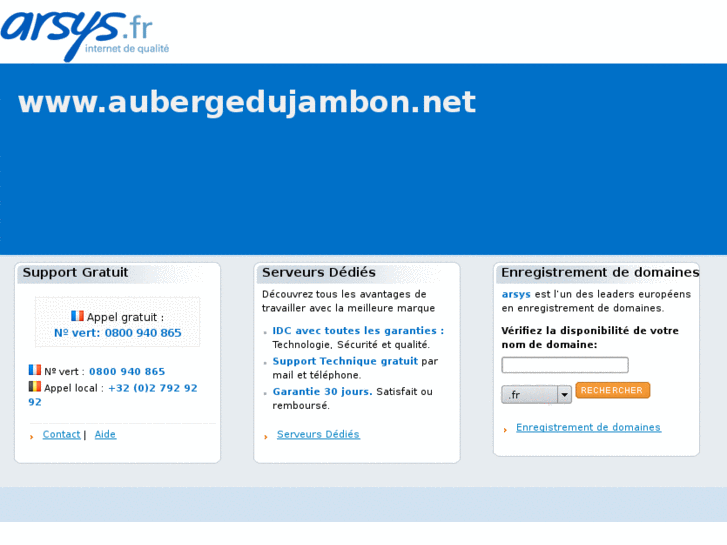 www.aubergedujambon.net