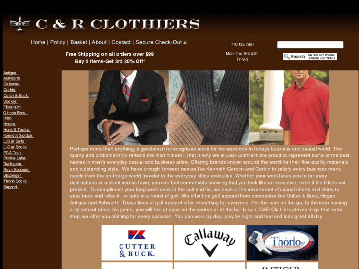 www.crclothiers.com