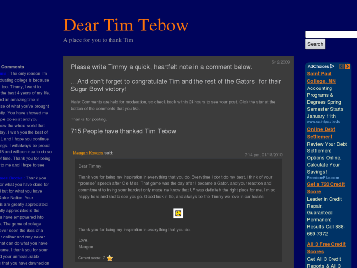 www.deartimtebow.com