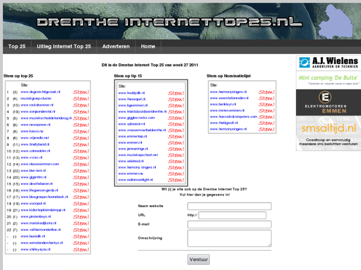 www.drentseinternettop25.nl