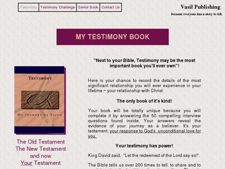 www.mytestimonybook.com