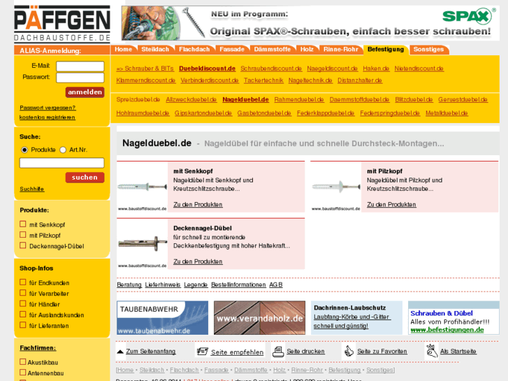 www.nagelduebel.de