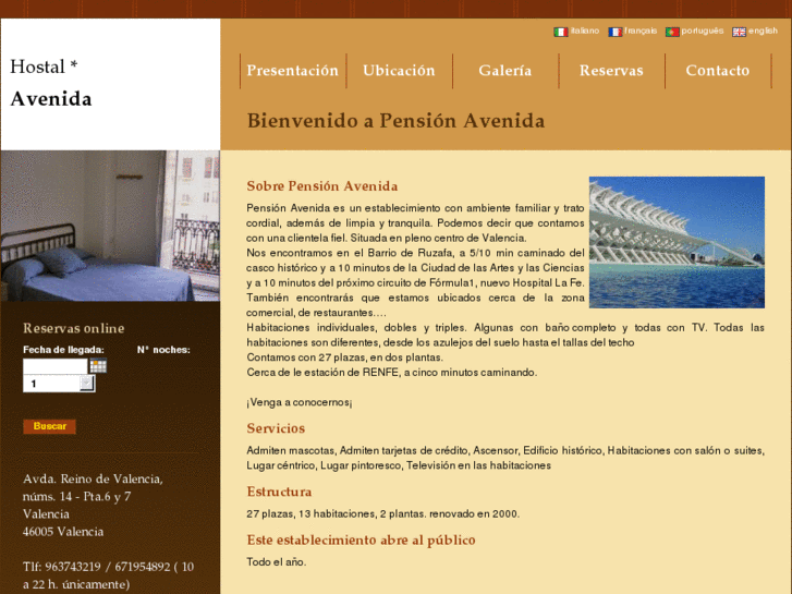 www.pensionavenida.com