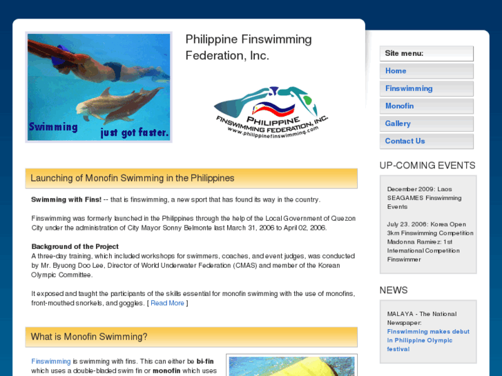 www.philippinefinswimming.com