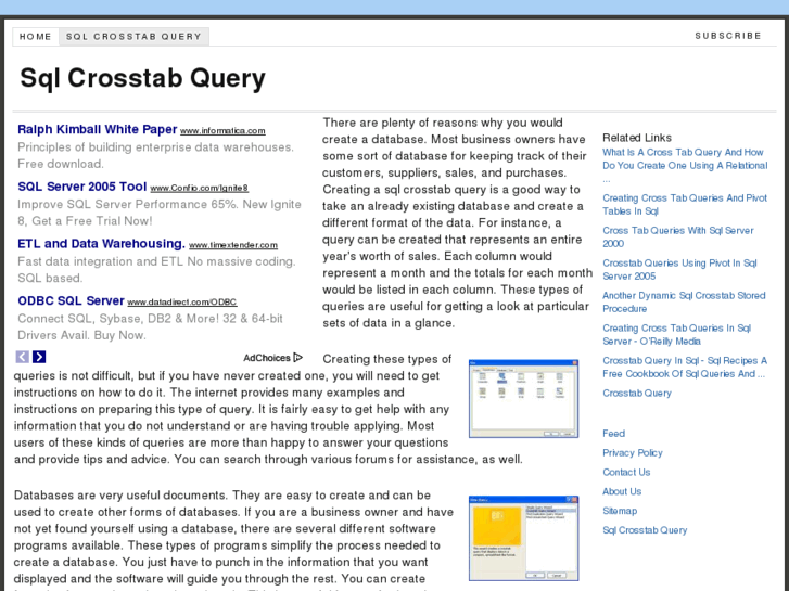 www.sqlcrosstabquery.com