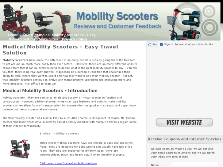 www.thebestmobilityscooters.com