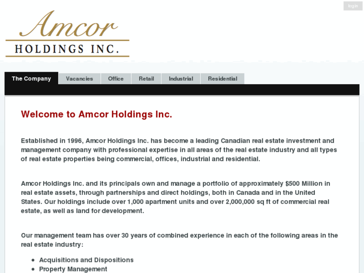 www.amcorholdings.com