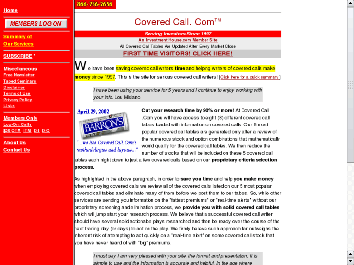 www.coveredcall.net