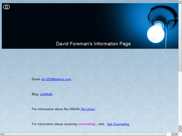 www.davidforeman.info