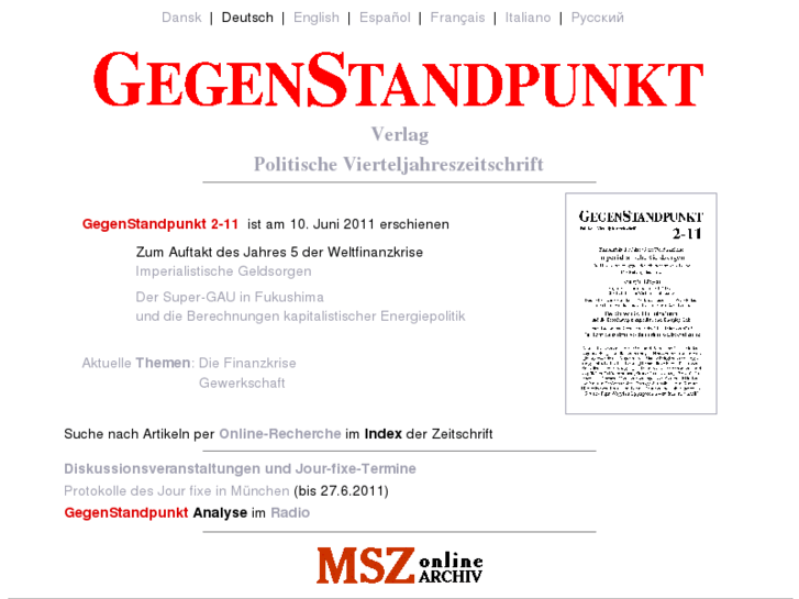 www.gegenstandpunkt.com