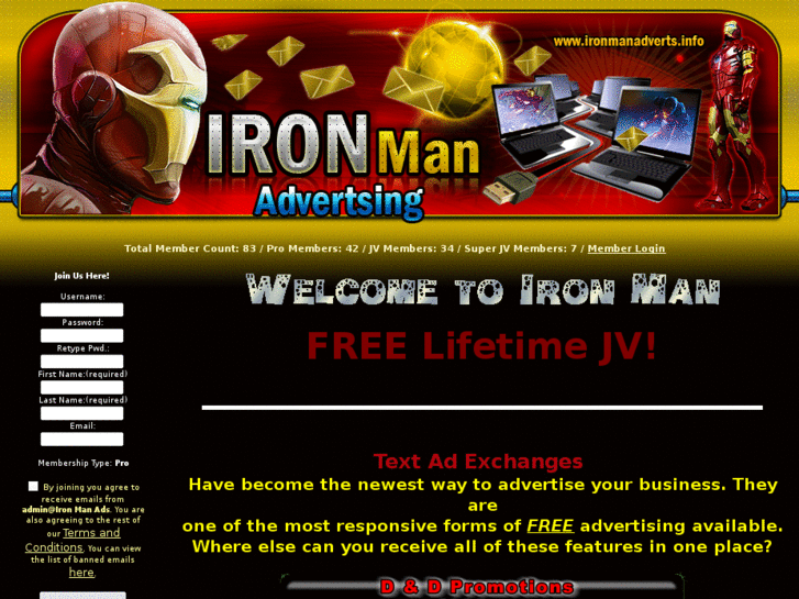 www.ironmanadverts.info