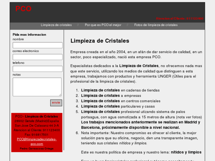 www.limpiezadecristales-pco.com