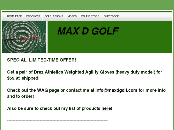 www.maxdgolf.com