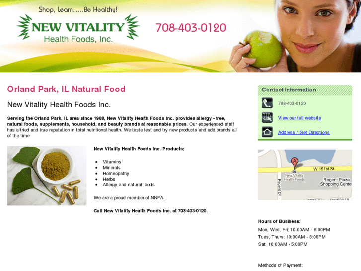 www.newvitalityhealthfoods.net