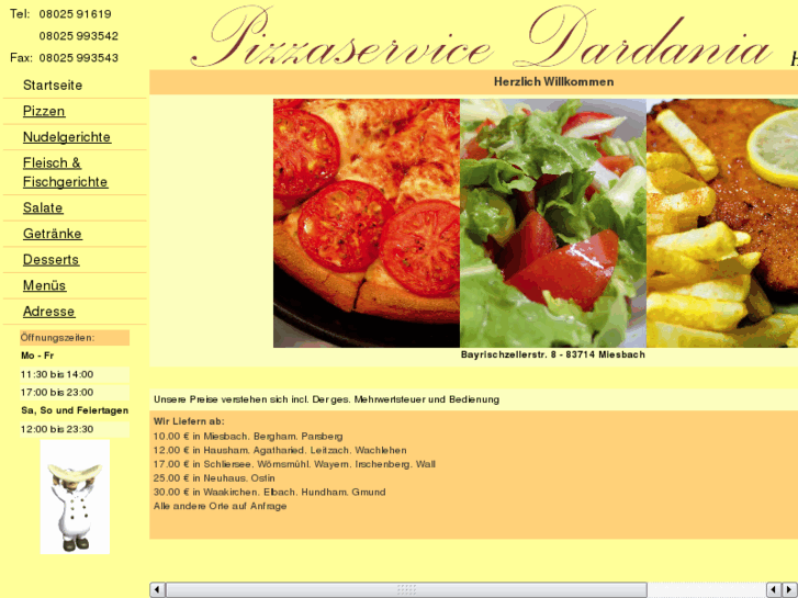 www.pizzaservice-dardania.com