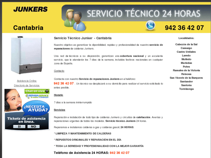 www.serviciotecnicojunkerscantabria.es