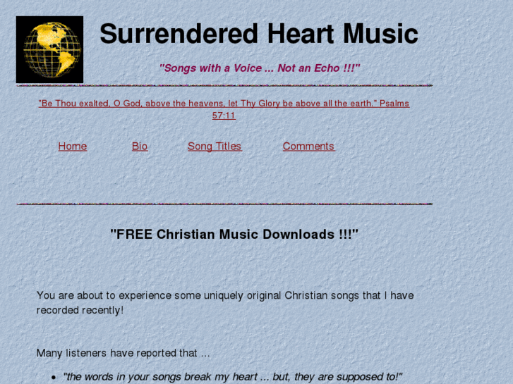 www.surrenderedheartmusic.com