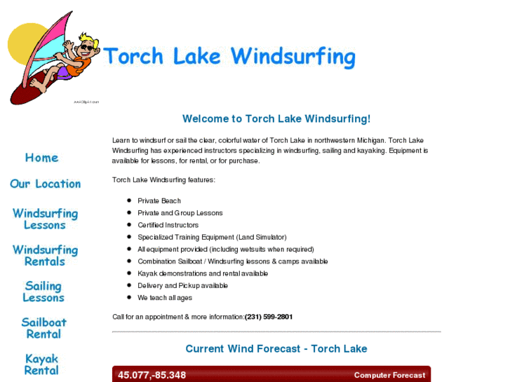 www.torchlakewindsurfing.com