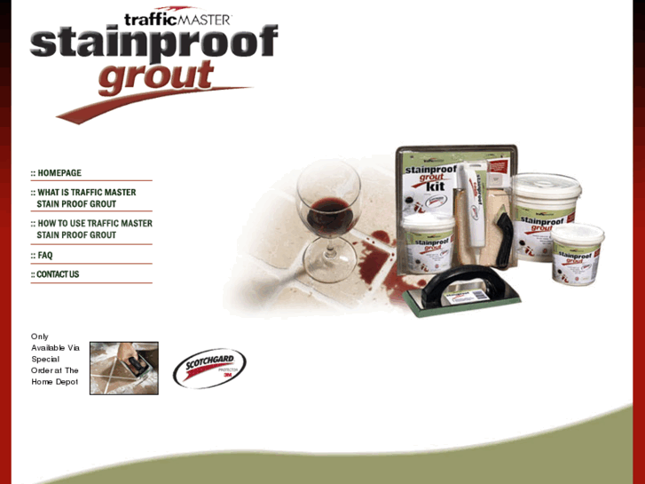 www.trafficmasterstainproofgrout.com