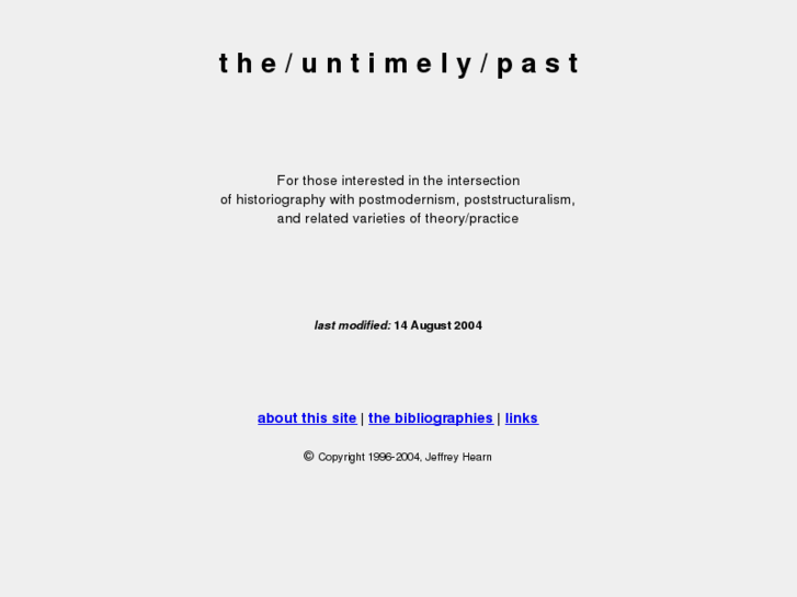 www.untimelypast.org