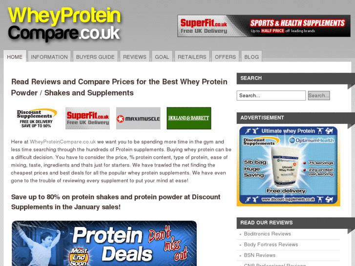 www.wheyproteincompare.com