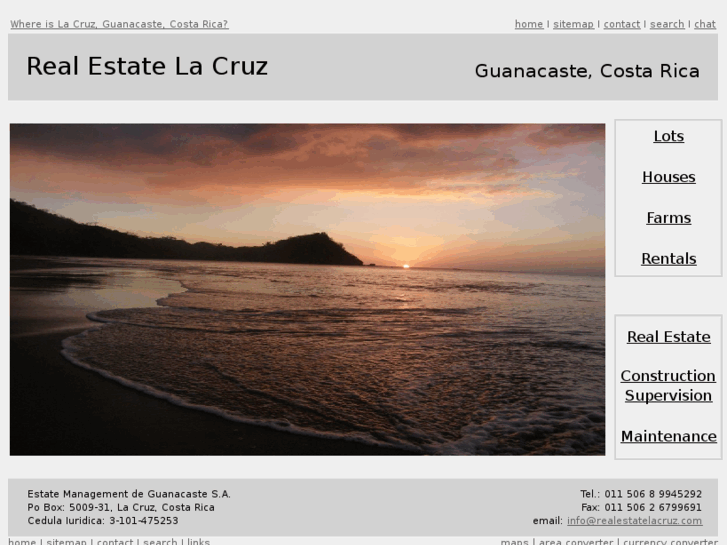 www.bienesraiceslacruz.com