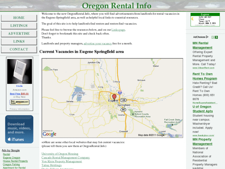 www.eugenerental.info