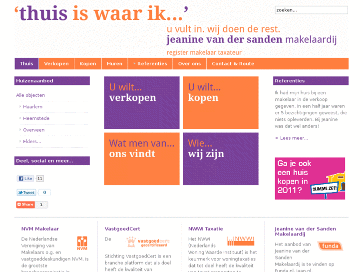 www.jeaninevandersandenmakelaardij.nl