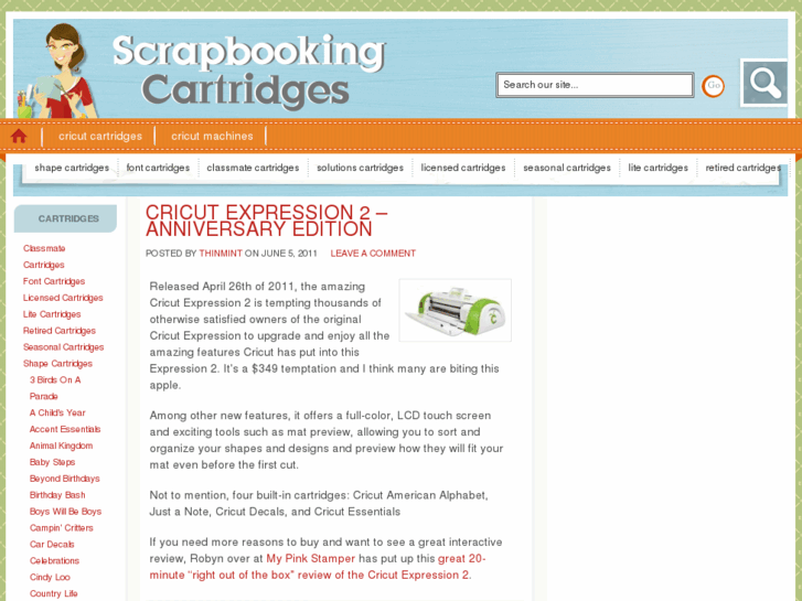 www.scrapbookingcartridges.com