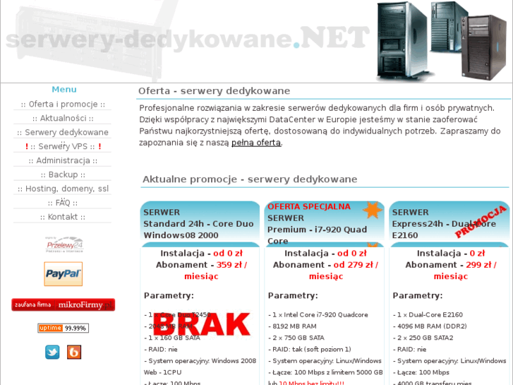 www.serwery-dedykowane.net