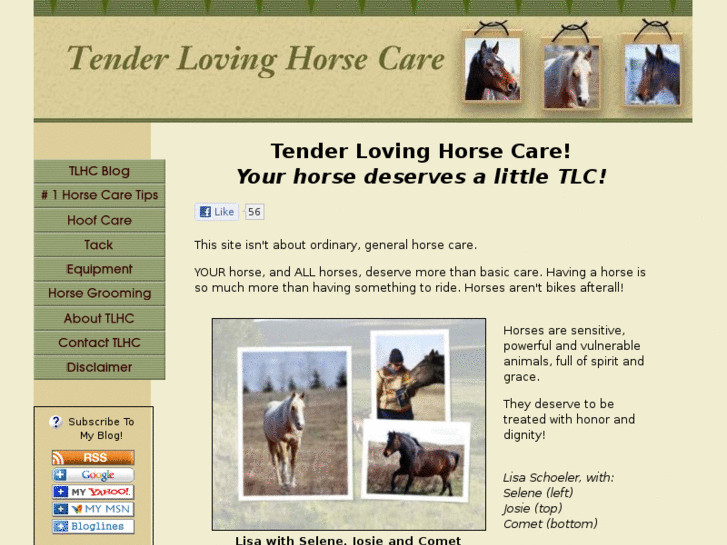 www.tender-loving-horse-care.com