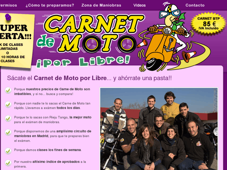 www.carnetdemoto.es