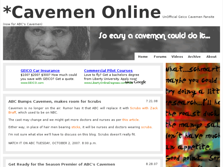 www.cavemenonline.com