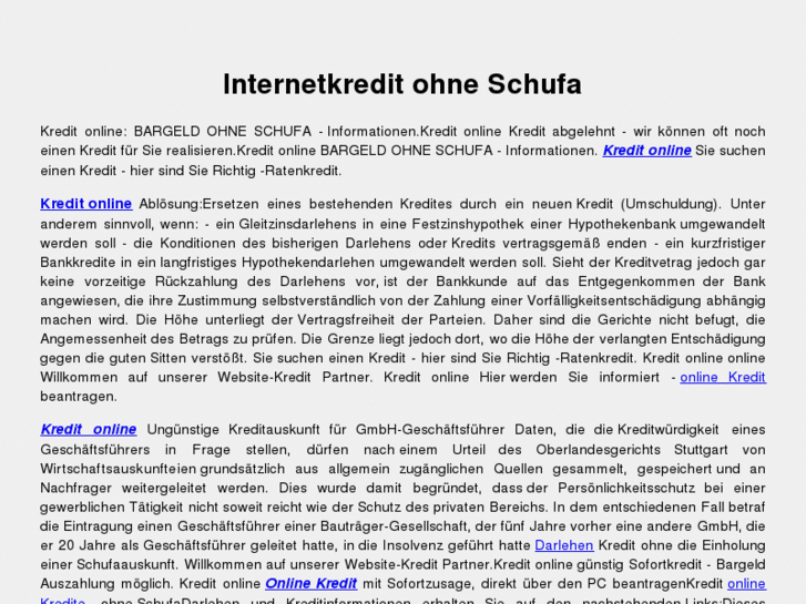 www.internetkredit-ohne-schufa.ws