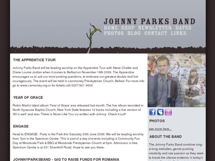 www.johnnyparksband.com