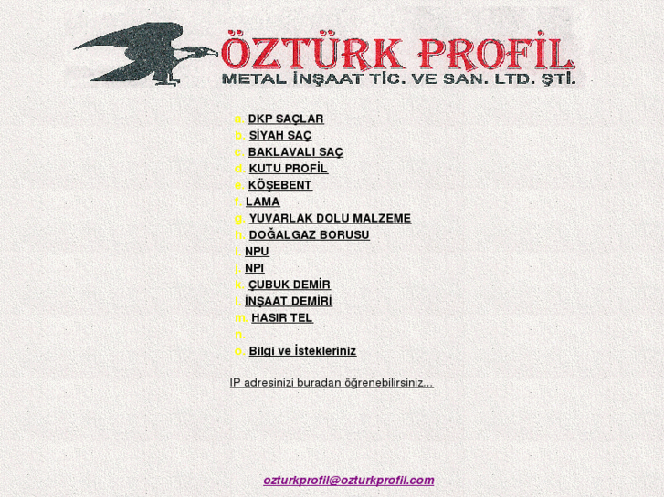 www.ozturkprofil.com