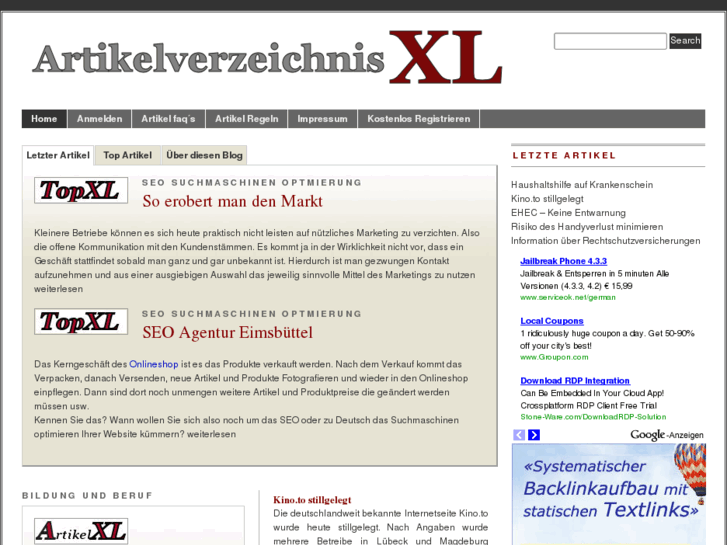 www.artikelverzeichnis-xl.de