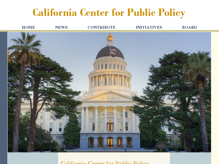 www.californiacenterforpublicpolicy.com