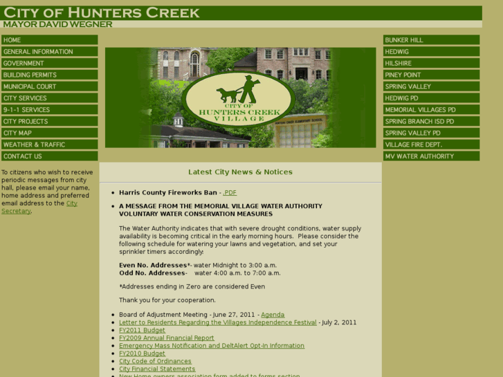 www.cityofhunterscreek.com