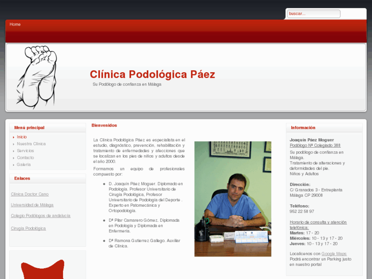 www.clinicapodologicapaez.com