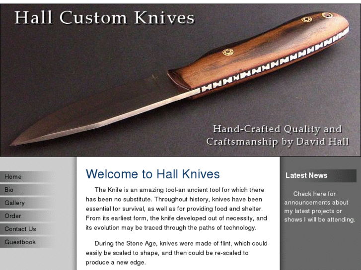 www.davidhallcustomknives.com