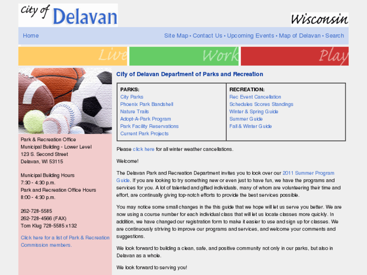 www.delavanparkrec.com