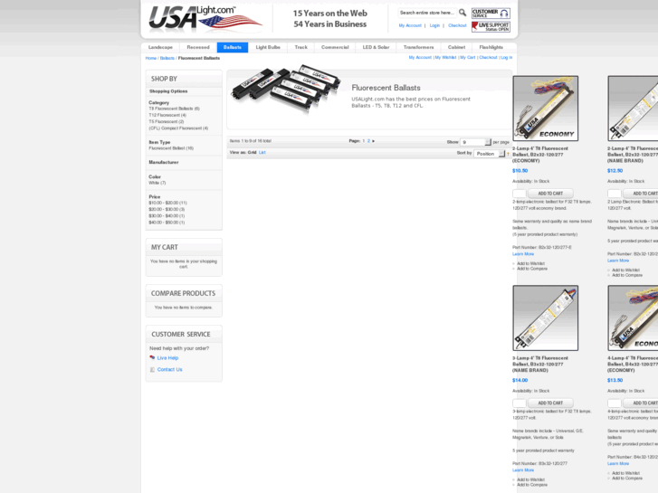 www.electronict8fluorescentballast.com