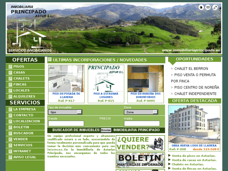 www.inmobiliariaprincipado.es