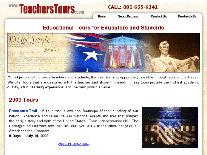 www.teacherstours.com