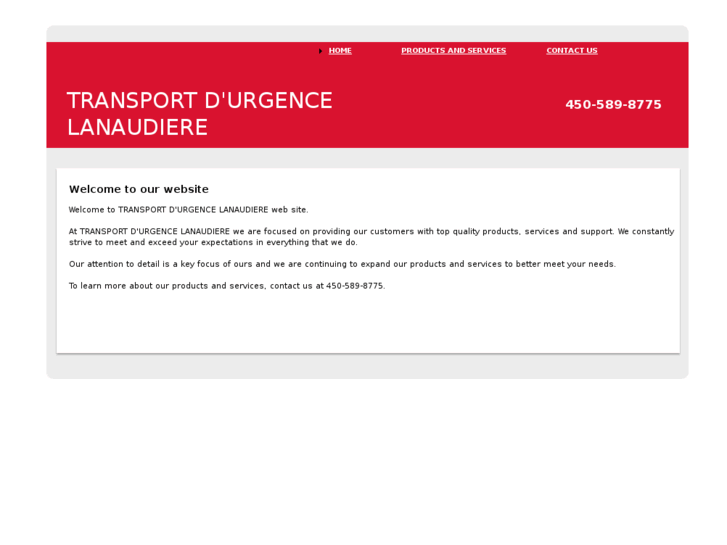 www.transportdurgencelanaudiere.com