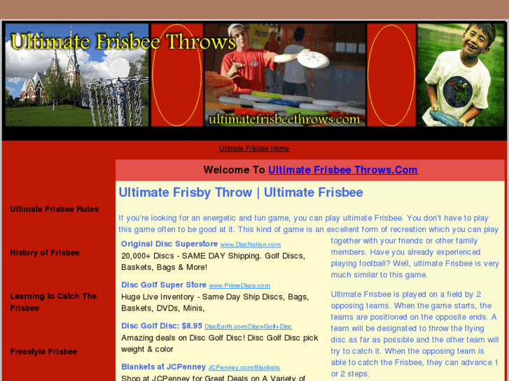 www.ultimatefrisbeethrows.com