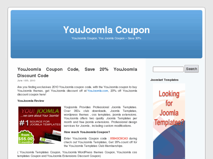 www.youjoomlacoupon.com